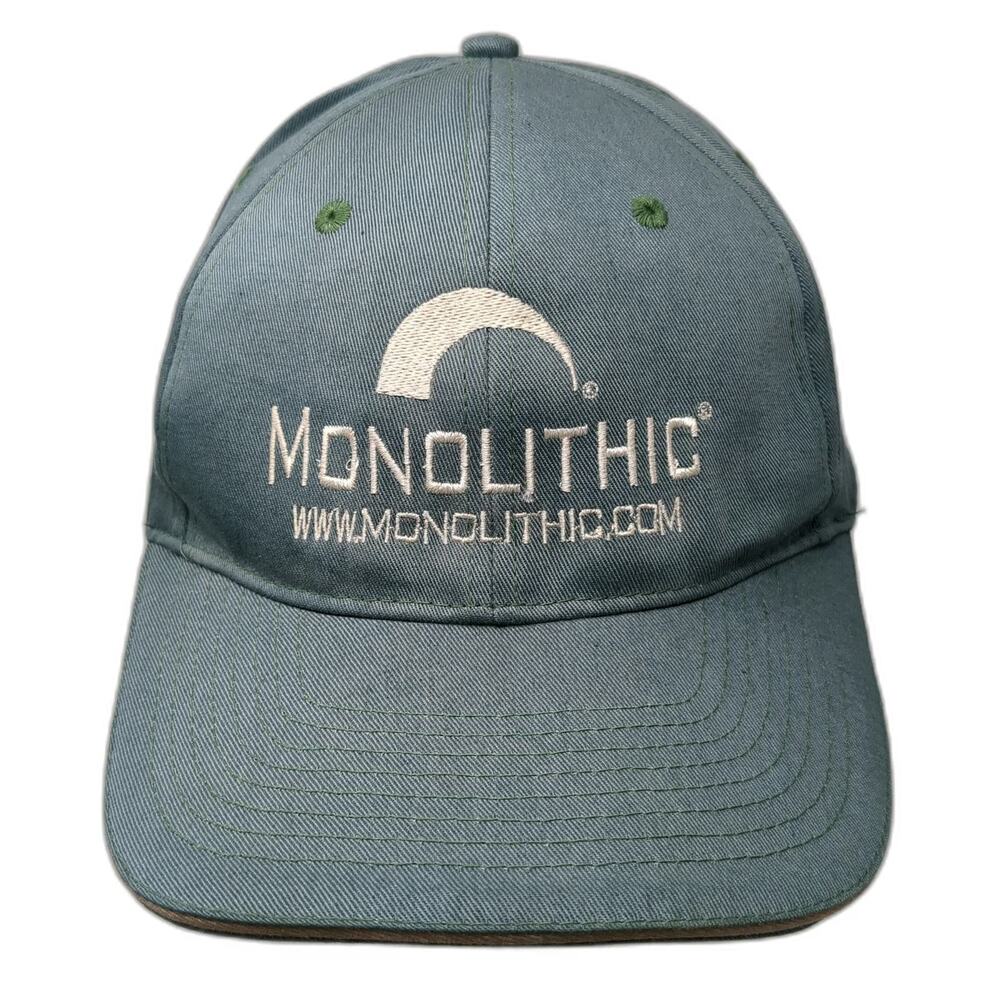 Port and Company Baseball Cap Green One Size Monolithic Hat Adjustable Strapback